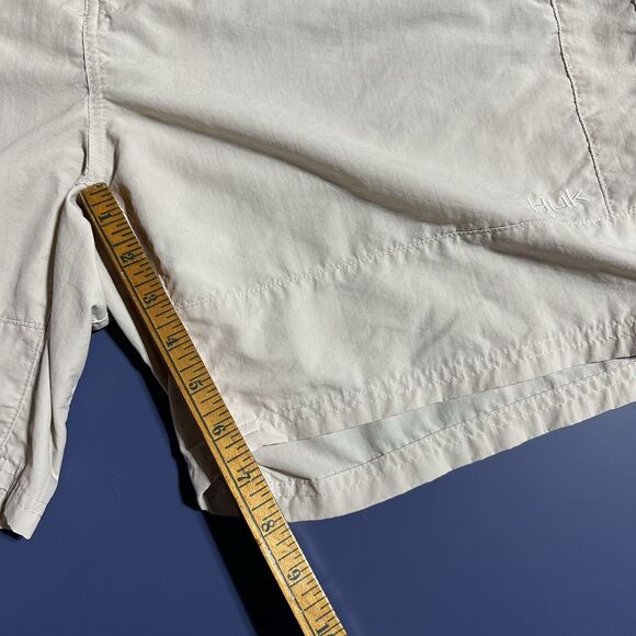 HUK Shorts Men's XXXL 3XL Rogue Quick Drying Performance Fishing Beige Cream - Picture 12 of 12